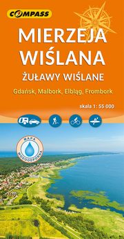 Mierzeja Wilana mapa laminowana, 