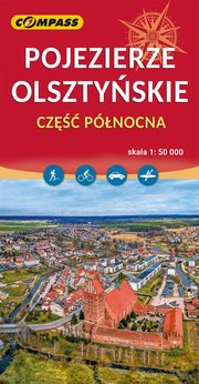 Pojezierze Olsztyskie, cz pnocna mapa turystyczna, 