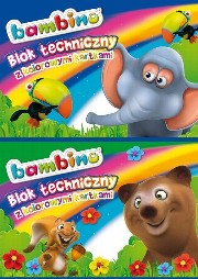 Blok techniczny A3 z kolorowymi kartkami 10 kartek 10 sztuk mix, 