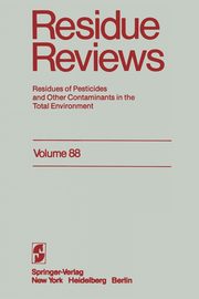 Residue Reviews, Gunther Francis A.