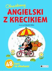 Obrazkowy angielski z krecikiem niebieski, 