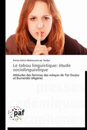 Le tabou linguistique, NEDJAI-F