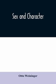Sex and character, Weininger Otto