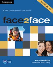 ksiazka tytu: face2face Pre-intermediate Workbook without Key autor: Tims Nicholas, Redston Chris