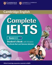 Complete IELTS Bands 4-5 Student's Book with answers with CD-ROM, Brook-Hart Guy, Jakeman Vanessa