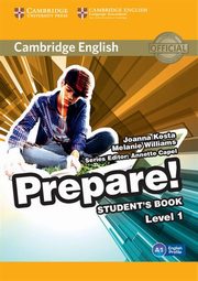 ksiazka tytu: Cambridge English Prepare! 1 Student's Book autor: Kosta Joanna, Williams Melanie