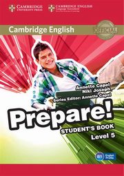 ksiazka tytu: Cambridge English Prepare! 5 Student's Book autor: Capel Annette, Joseph Niki