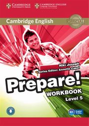 ksiazka tytu: Cambridge English Prepare! 5 Workbook autor: Joseph Niki