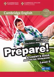 ksiazka tytu: Cambridge English Prepare! 5 Student's Book autor: Capel Annette, Joseph Niki