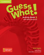 Guess What! 1 Activity Book with Online Resources, Rivers Susan