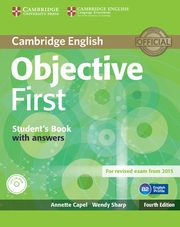 Objective First Student's Book with Answers + CD, Capel Annette, Sharp Wendy