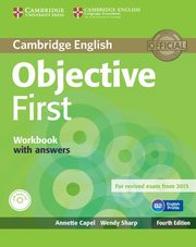 Objective First Workbook with Answers + CD, Capel Annette, Sharp Wendy