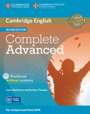 Complete Advanced Workbook without Answers with Audio CD, Matthews Laura, Thomas Barbara