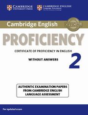 Cambridge English Proficiency 2 Student's Book without answers, 