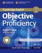 Objective Proficiency Student's Book with Answers, Annette Capel , Wendy Sharp