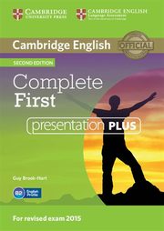 ksiazka tytu: Complete First Presentation Plus DVD autor: Brook-Hart Guy, Thomas Barbara, Thomas Amanda