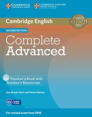 Complete Advanced Teacher's Book + CD, Brook-Hart Guy, Haines Simon