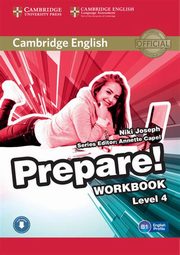 Prepare! 4 Workbook with Audio, Joseph Nicki