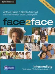 face2face Intermediate Testmaker CD-ROM and Audio CD, Bazin Anthea, Ackroyd Sarah, Redston Chris, Cunningham Gillie