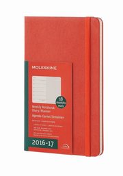 ksiazka tytu: Kalendarz Moleskine 18M 2016/17 Tydzie+Notatki L (13x21cm) autor: 