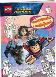 Lego DC Comics Super Heroes Kolorowanka z naklejkami, 