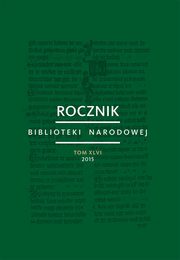 ksiazka tytu: Rocznik Biblioteki Narodowej autor: 