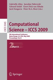 Computational Science - ICCS 2009, 