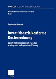 Investitionszielkonforme Kostenrechnung, Hanrath Stephanie