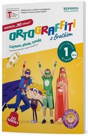 Ortograffiti z Bratkiem Wersja 90 minut 1 wiczenia Cz 2 Czytam pisz rysuj, Royska Magorzata, Makowska Izabela