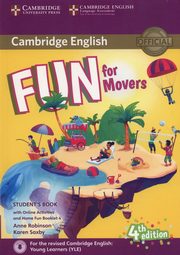 Fun for Movers Student's Book + Online Activities + Audio + Home Fun Booklet 4, Robinson Anne, Saxby Karen