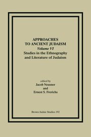 Approaches to Ancient Judaism, Volume VI, 