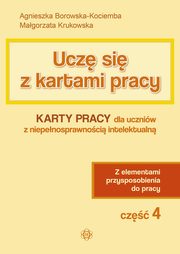 Ucz si z kartami pracy Cz 4, Borowska-Kociemba Agnieszka, Krukowska Magorzata