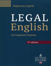 Legal English, Cyganik Magorzata