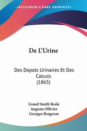 De L'Urine, Beale Lionel Smith
