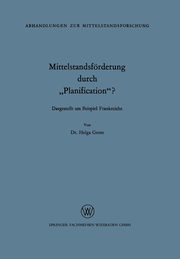 Mittelstandsfrderung durch ?Planification