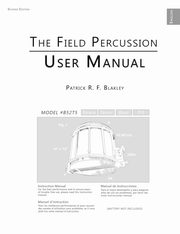 The Field Percussion User Manual, Blakley Patrick R. F.