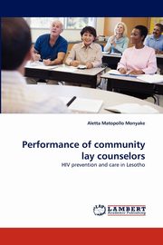 Performance of Community Lay Counselors, Monyake Aletta Matopollo