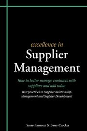 Excellence in Supplier Management, Emmett Stuart