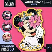 Puzzle 50 Wood Craft Junior W wiecie Minnie, 