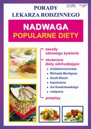 ksiazka tytu: Nadwaga Popularne diety autor: 