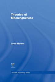 ksiazka tytu: Theories of Meaningfulness autor: Narens Louis