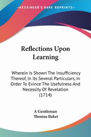 Reflections Upon Learning, A Gentleman