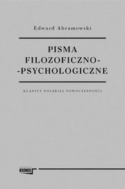 Pisma filozoficzno-psychologiczne, Abramowski Edward