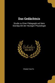 Das Gedchtnis, Fauth Franz