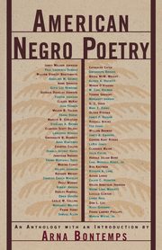 American Negro Poetry, Bontemps Arna Wendell