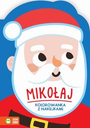 Zimowe kolorowanie Mikoaj, 