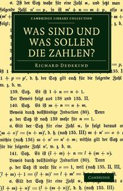 Was Sind Und Was Sollen Die Zahlen?, Dedekind Richard