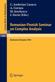 Romanian-Finnish Seminar on Complex Analysis, 