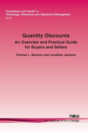 Quantity Discounts, Munson Charles L.