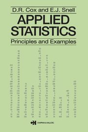 Applied Statistics - Principles and Examples, Cox D.R.